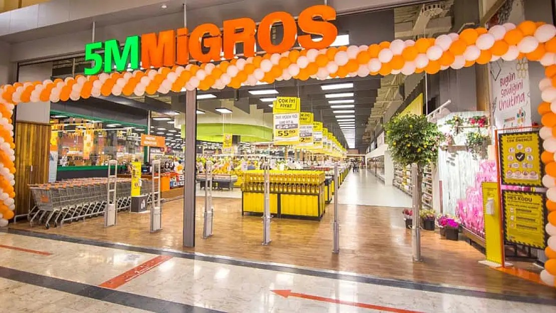 Konya'nın ilk 5M Migros Mağazası M1Konya AVM'de 