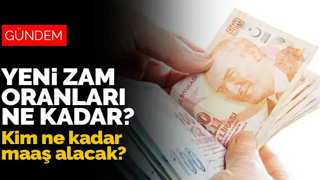 Milyonlarca kişinin alacağı, 2021'in ikinci zam oranları ve yeni maaşlar ne kadar?