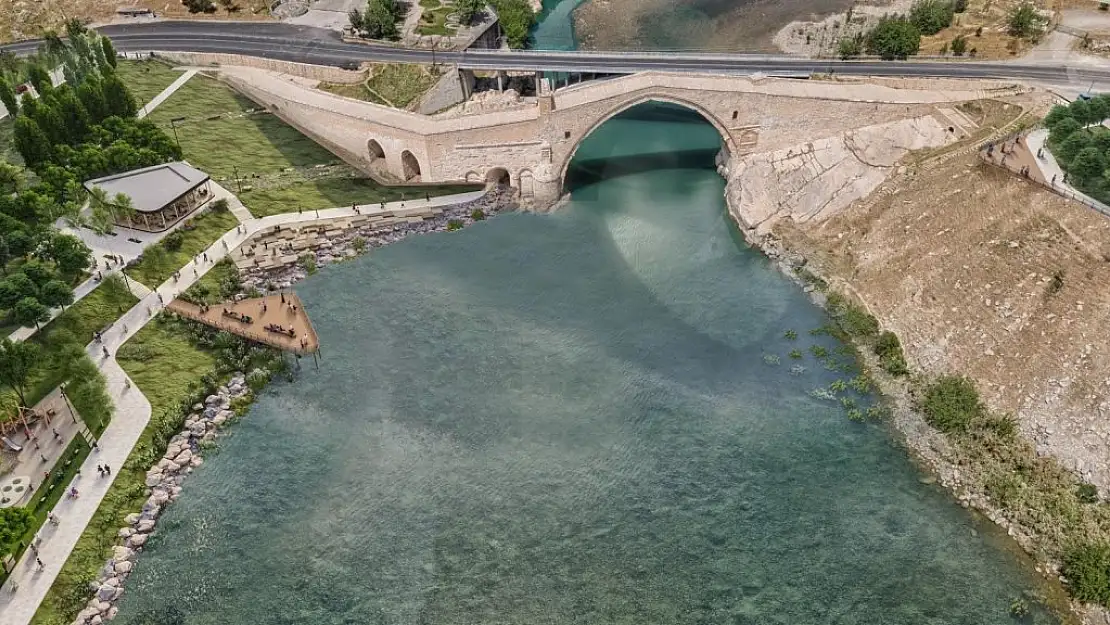 Şarkılara konu olan Malabadi Köprüsü'nde yeni çalışma