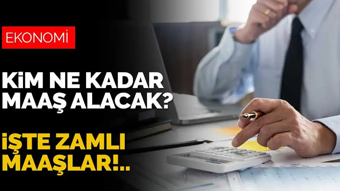 En düşük memur maaşı ne kadar? İşte zamlı memur maaşları! Kim ne kadar alacak?