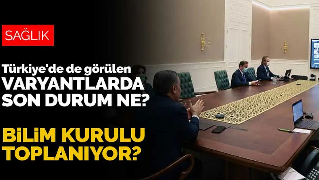 Bilim Kurulu 'varyant' gündemiyle toplanıyor! Türkiye'de de görülen yeni varyantlarda son durum ne?