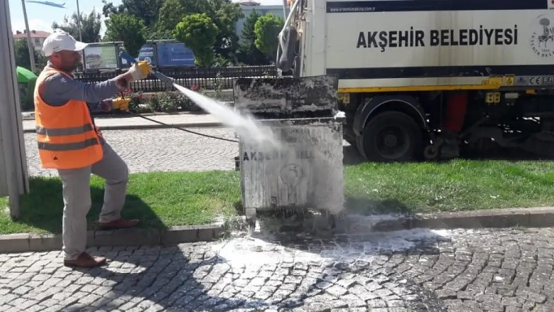 Akşehir'de şenlik bitti, temizlik çalışmaları hızlandı