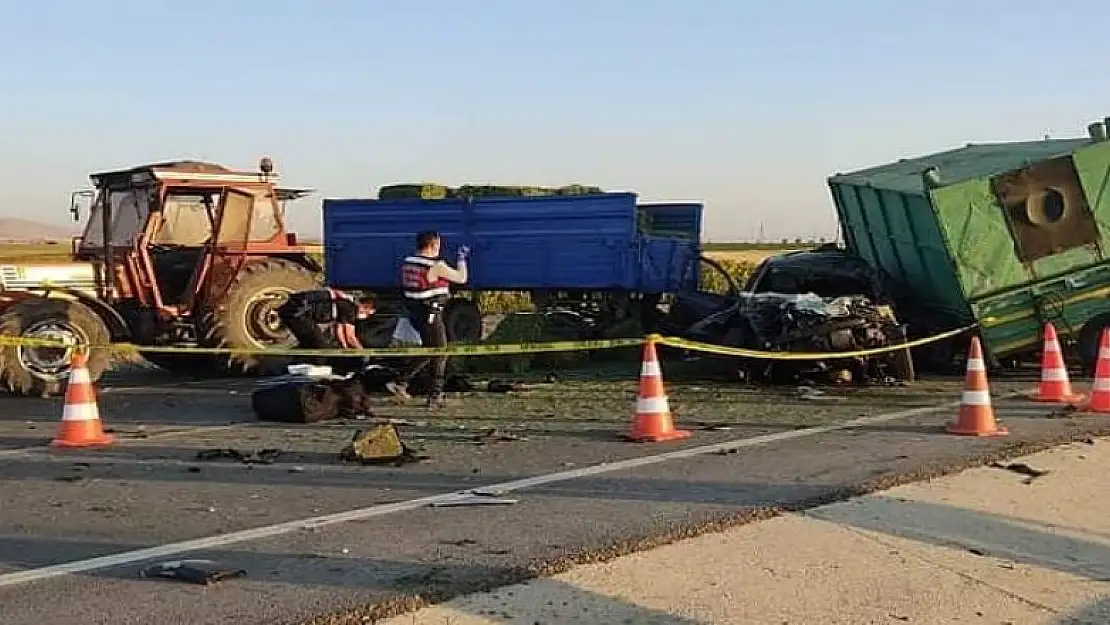 Konya'da trafik kazası: 1 ölü, 3 yaralı