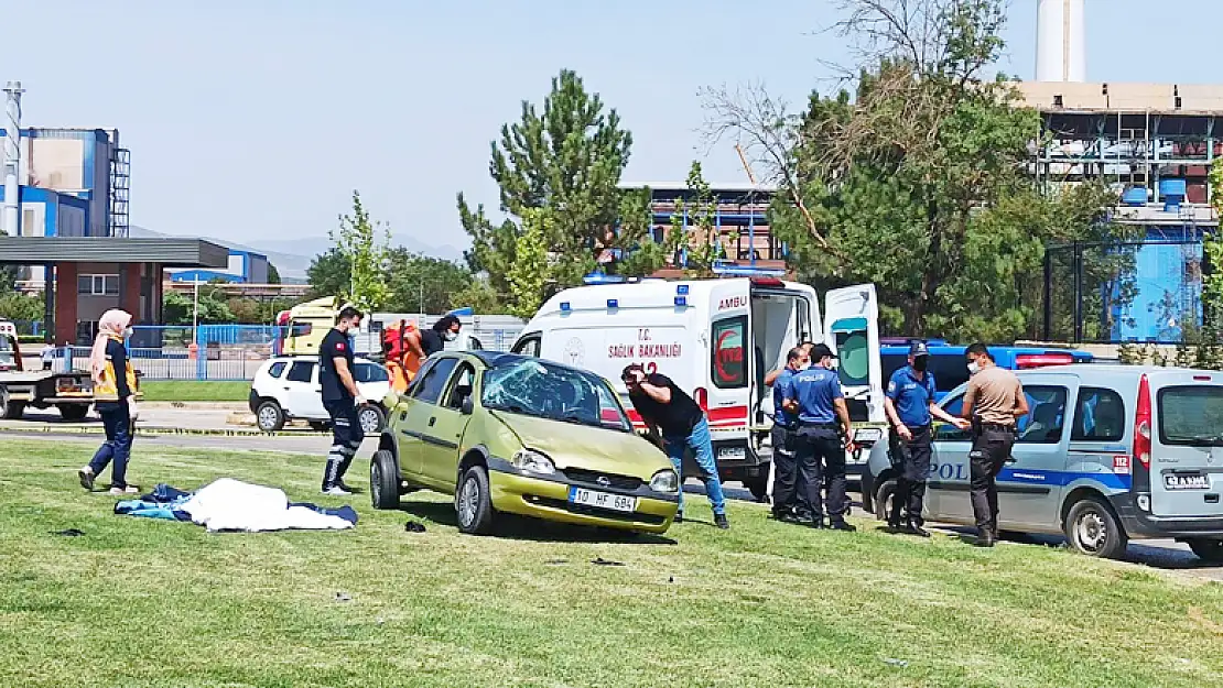 Konya'da Uzman Çavuş eşini almaya giderken kazada hayatını kaybetti