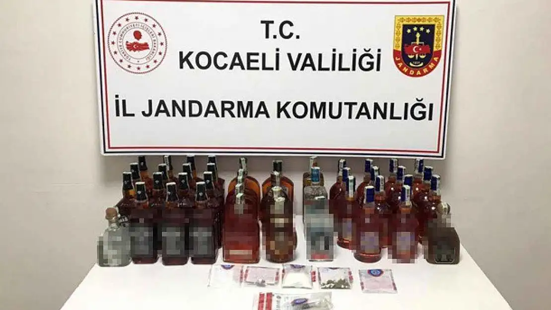 60 litre gümrük kaçağı alkol ele geçirildi