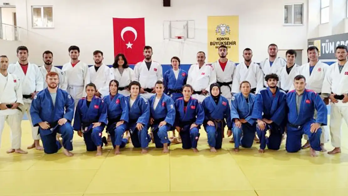 İşitme Engelliler Judo Milli Takımı Dünya Şampiyonasına Konya'da hazırlandı