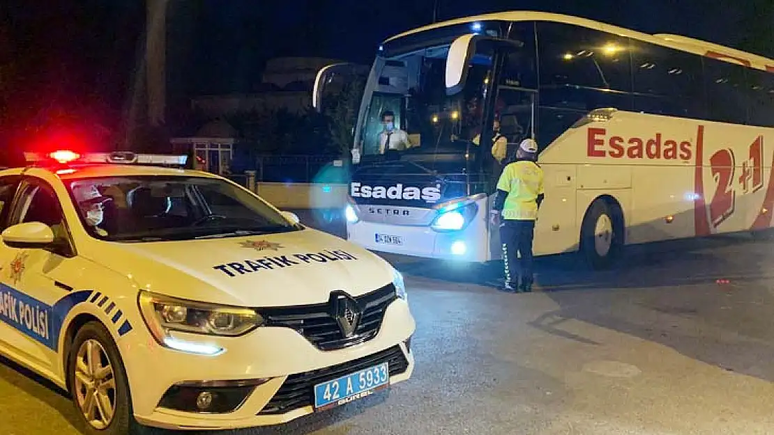 Konya'da 24 saat denetim