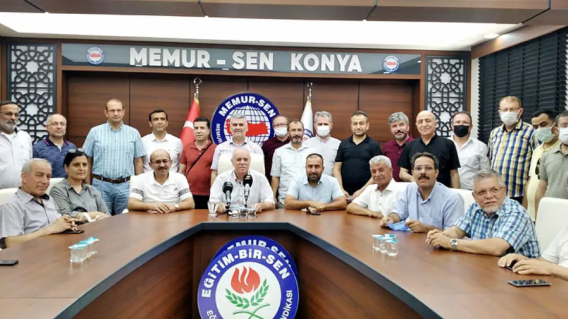 Memur-Sen Konya İl Temsilciliği: Memurlar enflasyon altında eziliyor!