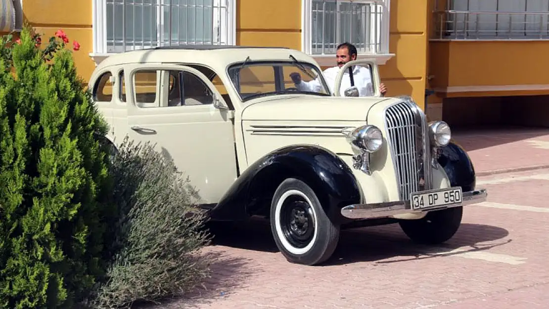 Konya'da 1936 model arabasına gelen 800 bin liralık teklifi geri çevirdi