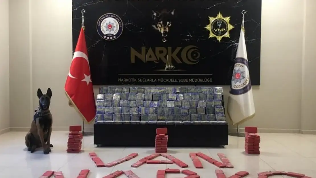 Van'da 91 kilo 600 gram eroin ele geçirildi