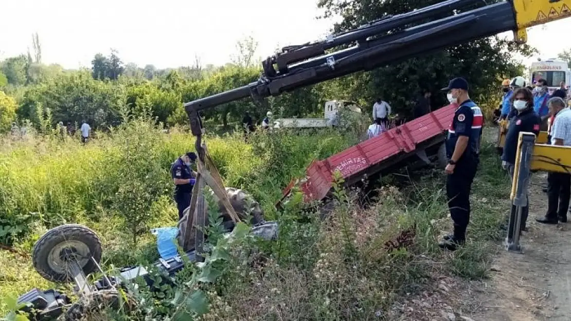 Bursa'da 17 yaşındaki genç traktörün altında kalarak can verdi