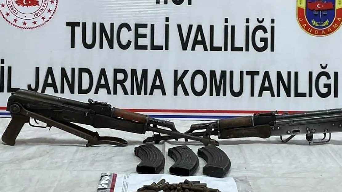 Tunceli'de 2 sığınak imha edildi: Çok sayıda mühimmat ele geçirildi