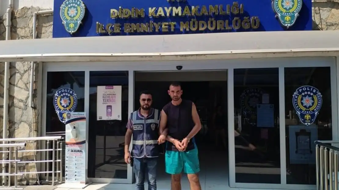 Didim'de  77 suç kaydı bulunan hırsız tutuklandı