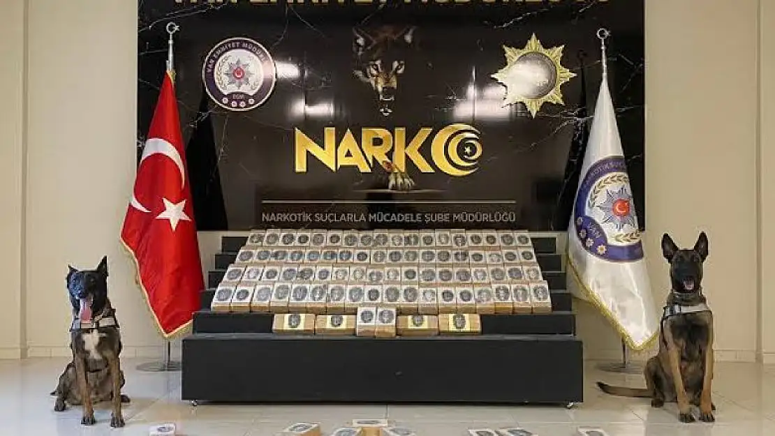 Van'da 115 kilo eroin ele geçirildi