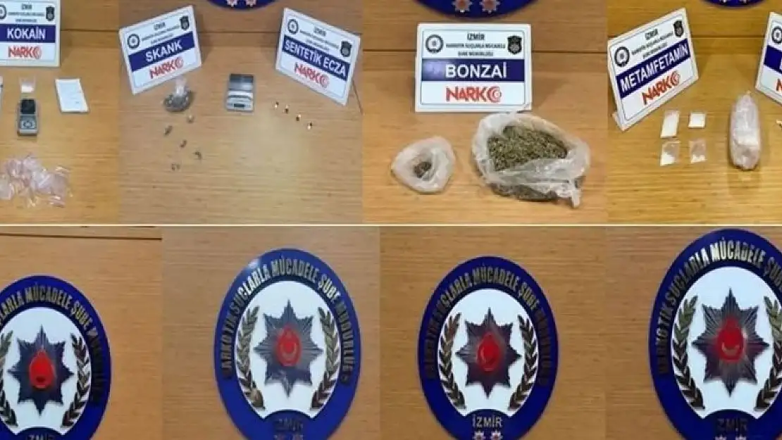 İzmir polisi zehir tacirlerine göz açtırmıyor: 10 tutuklama