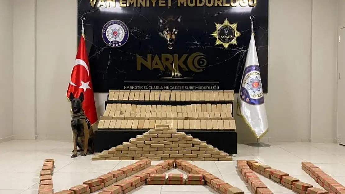 Van'da 223 kilo 948 gram eroin ele geçirildi