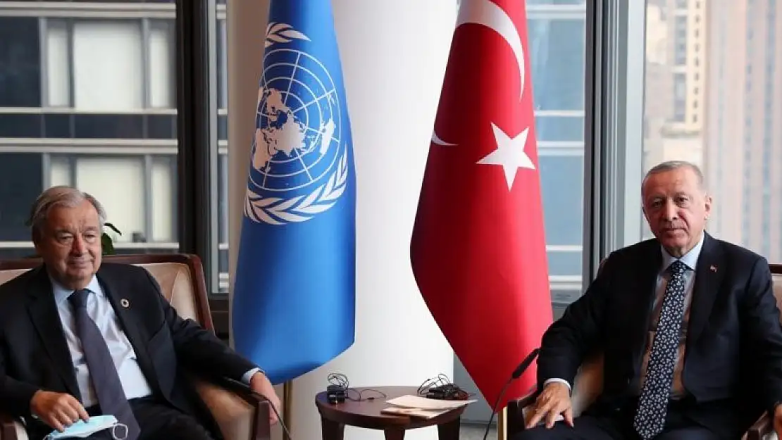 Cumhurbaşkanı Erdoğan, BM Genel Sekreteri Guterres ile bir araya geldi