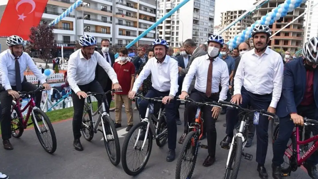 Konya'da  Bisiklet ve Kaykay Parkı hizmete açıldı