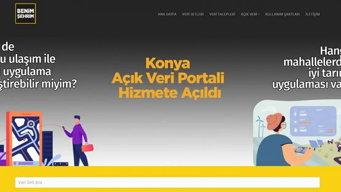 Konya Açık Veri Portalı hizmete girdi