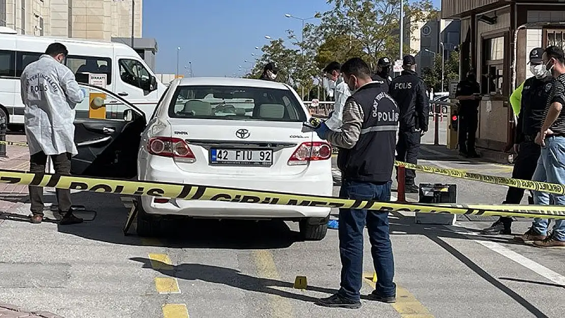 Konya adliyesi önünde avukatı bacağından vurdular