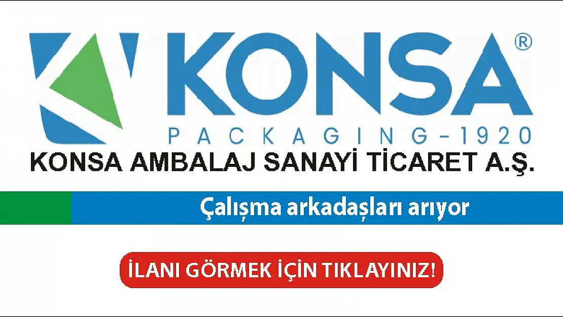 Konsa Ambalaj eleman arıyor