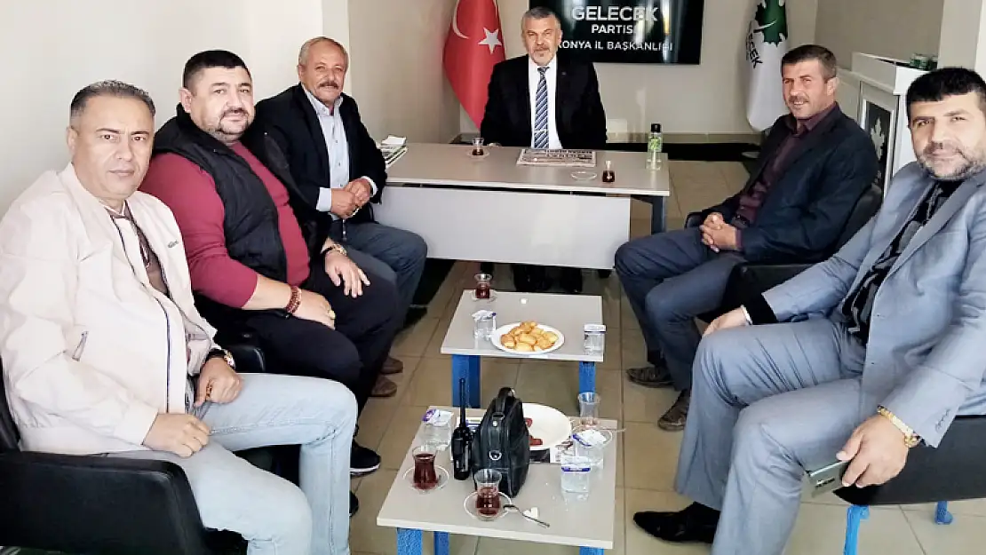 Bademci, Gelecek Partisi Konya İl Başkanlığını Ziyaret Etti