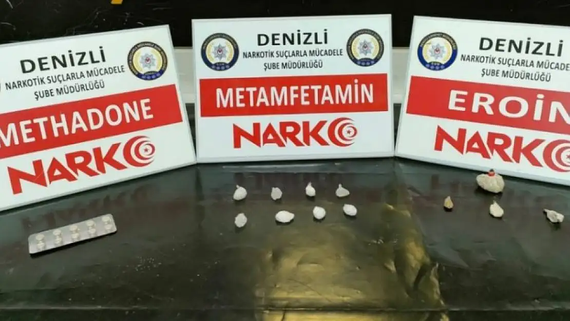 Denizli'de 25 zehir taciri gözaltına alındı