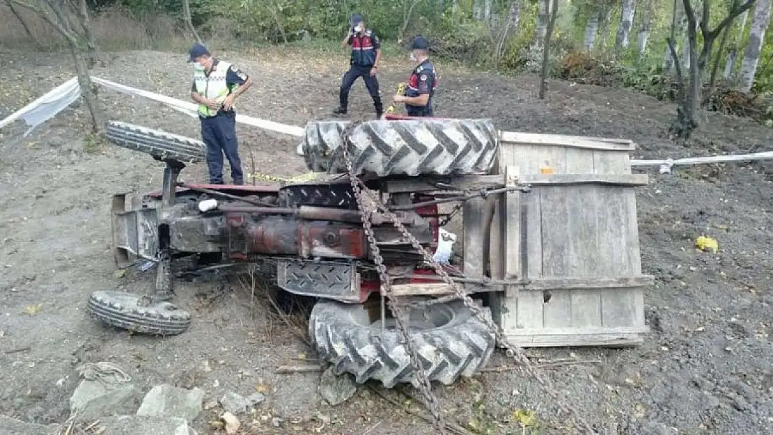 Traktörün altında kalan sürücü hayatını kaybetti