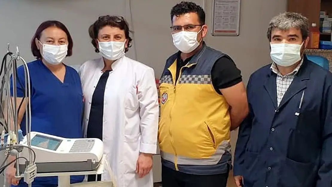 Seydişehir'de hastaneye 4 adet EKG cihazı bağışı yapıldı