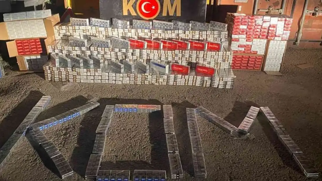 10 bin 790 paket kaçak sigara ele geçirildi