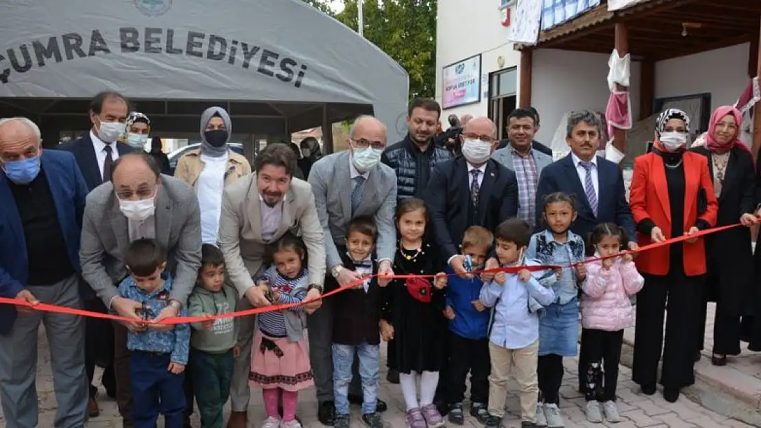 Çumra'da tekstil atölyesi açıldı