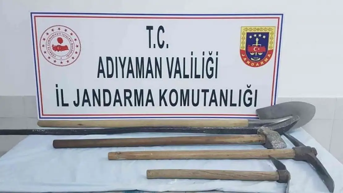 Jandarma kaçak kazı yapanlara göz açtırmadı