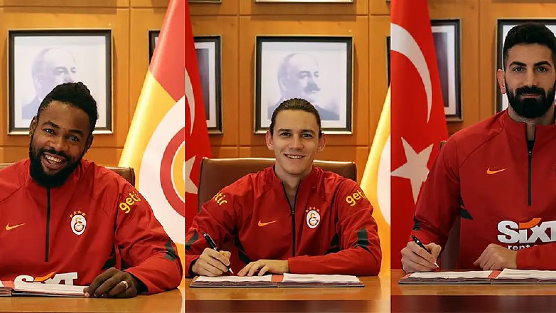 Galatasaray'da 3 imza