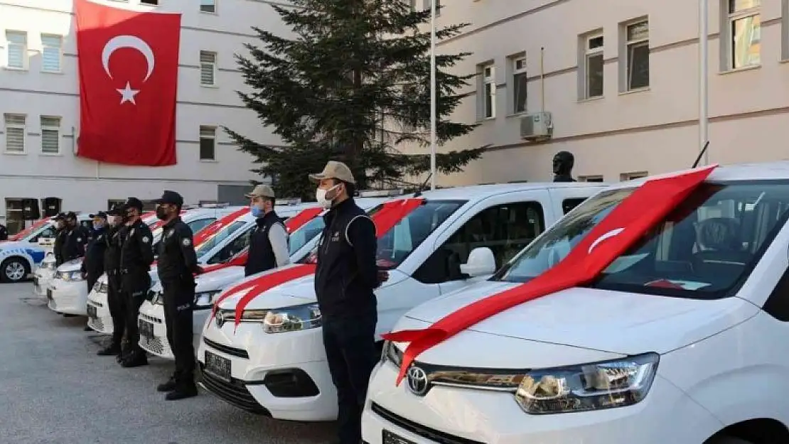 Konya Emniyetine araç desteği yapıldı