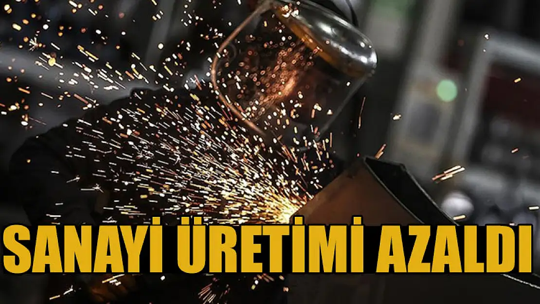 Sanayi üretimi azaldı