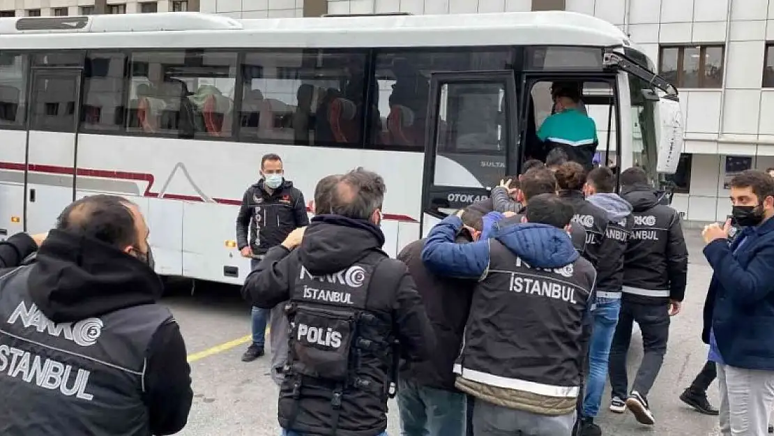 İstanbul'da zehir taciri 32 kişi adliyeye sevk edildi