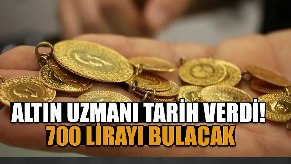 Altın uzmanı tarih verdi! 700 lirayı bulacak