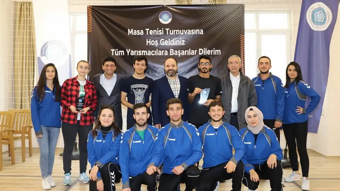 NEÜ Masa Tenisi Turnuvası sonuçlandı