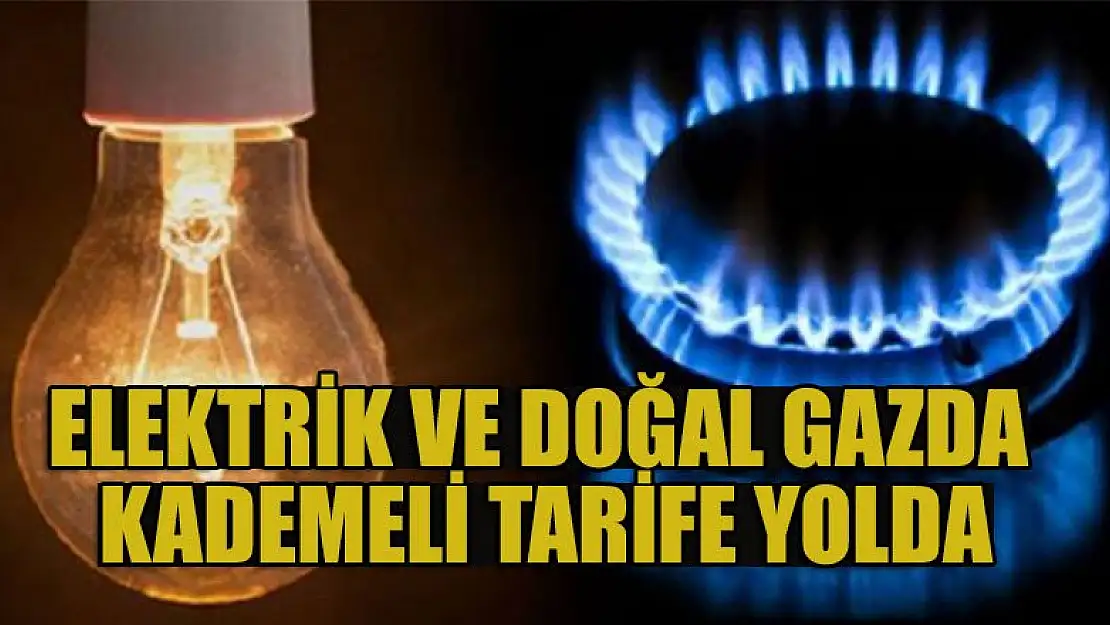 Elektrik ve doğal gazda kademeli tarife yolda