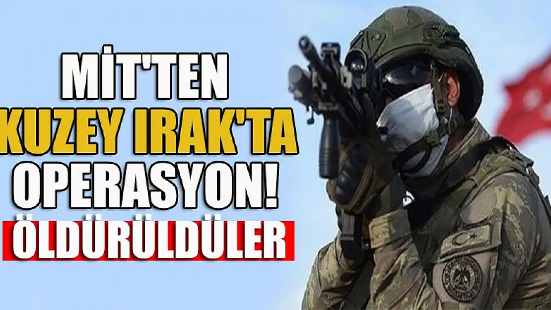 MİT'ten Kuzey Irak'ta operasyon! Öldürüldüler...