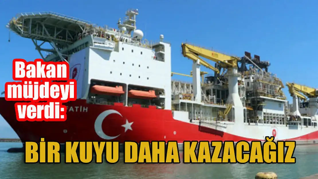 Bakan Dönmez müjdeyi verdi: Bir kuyu daha kazacağız