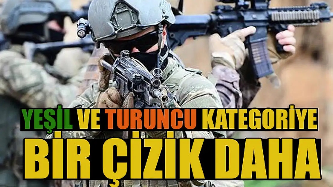 Yeşil ve Turuncu kategoriye bir çizik daha