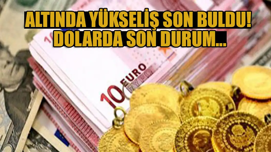 Altında Kasım rallisi son buldu! Dolarda son durum...