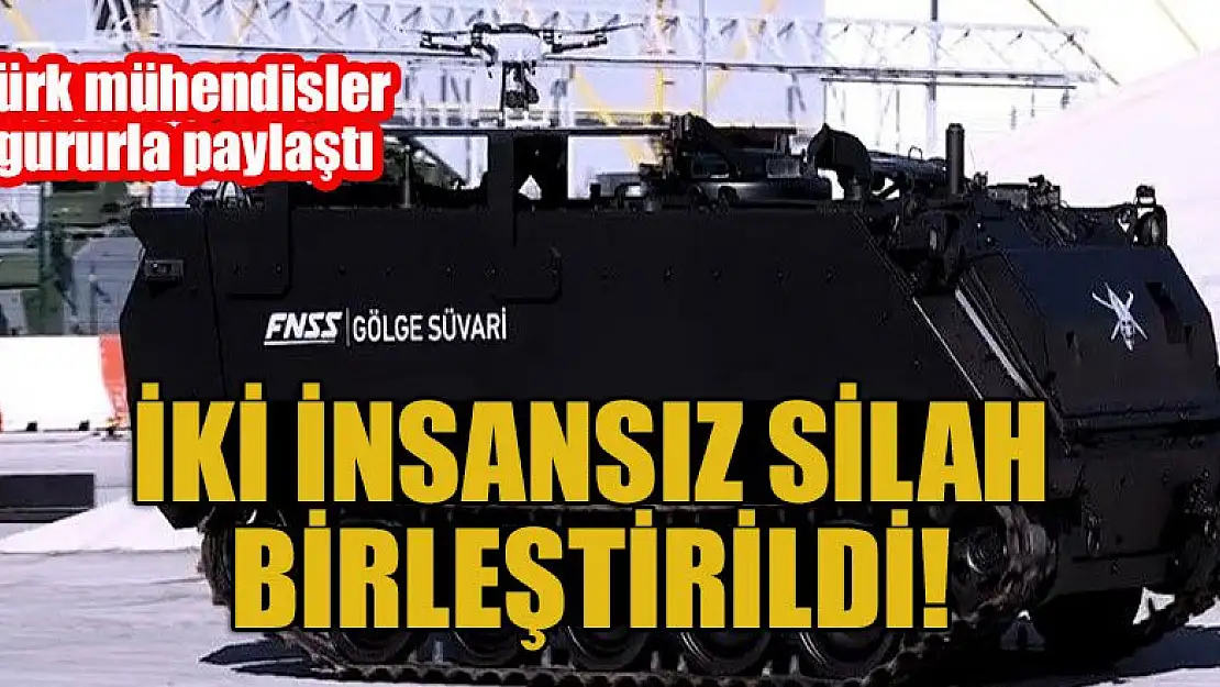 İki insansız silah birleştirildi! Türk mühendisler gururla paylaştı