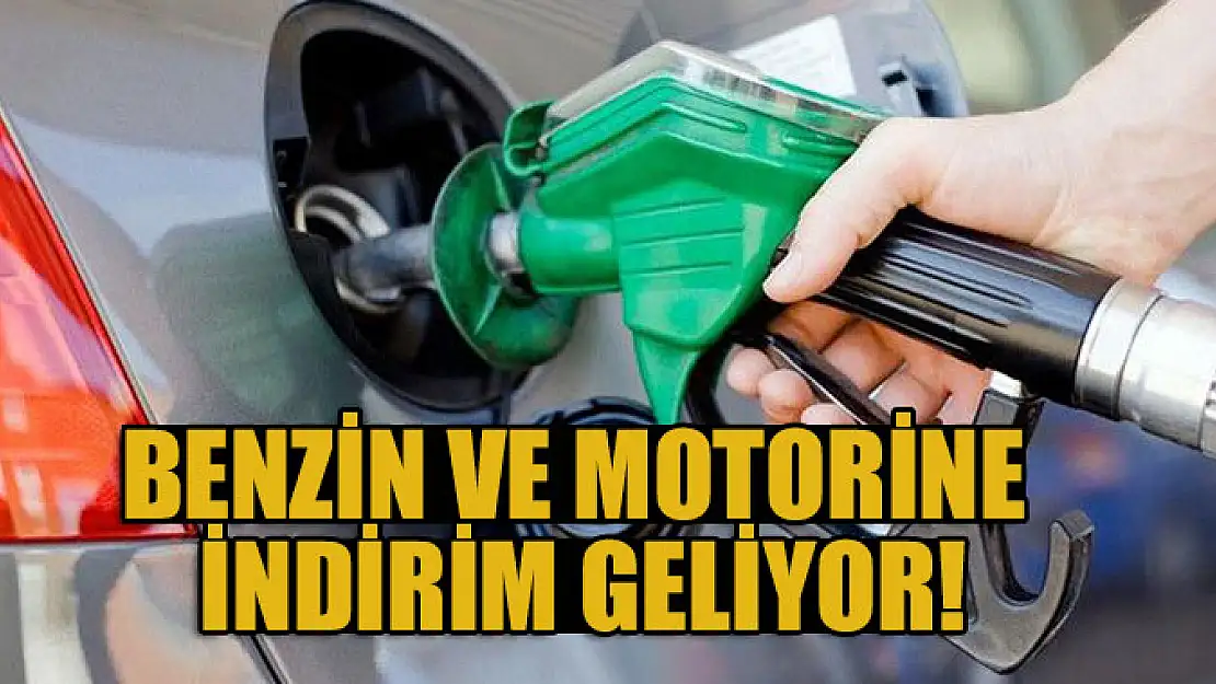 Benzin ve motorine bu gece indirim geliyor