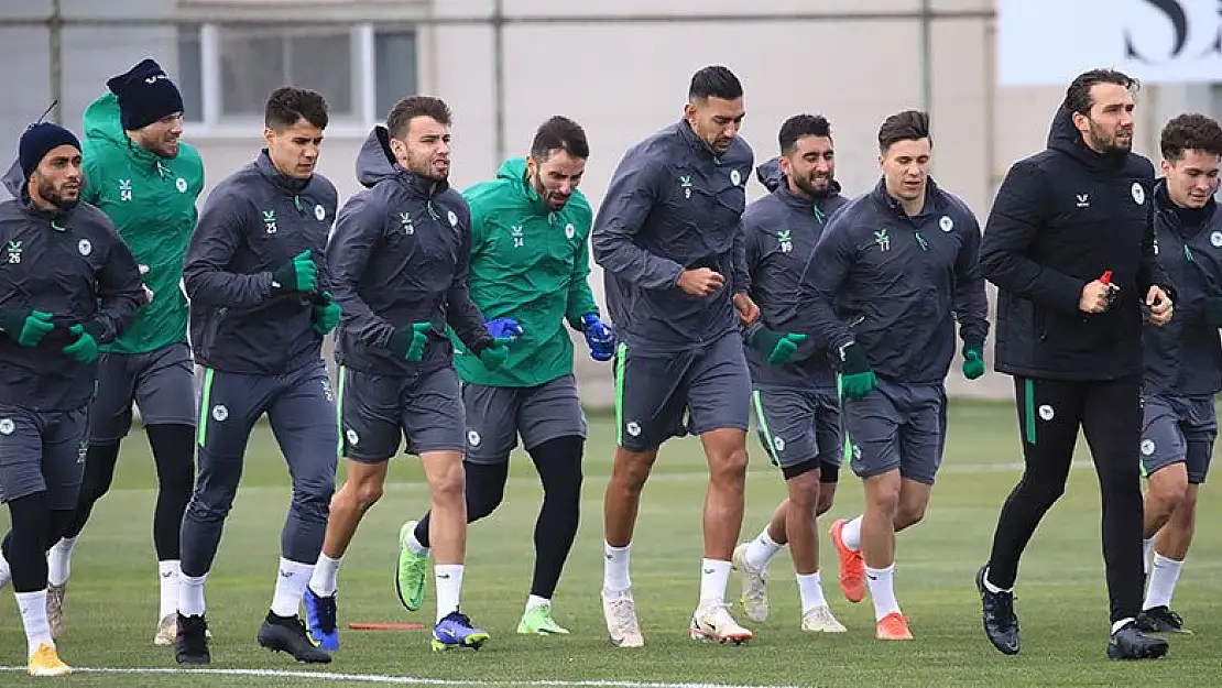 Konyaspor Fatih Karagümrük maçı hazırlıklarına başladı