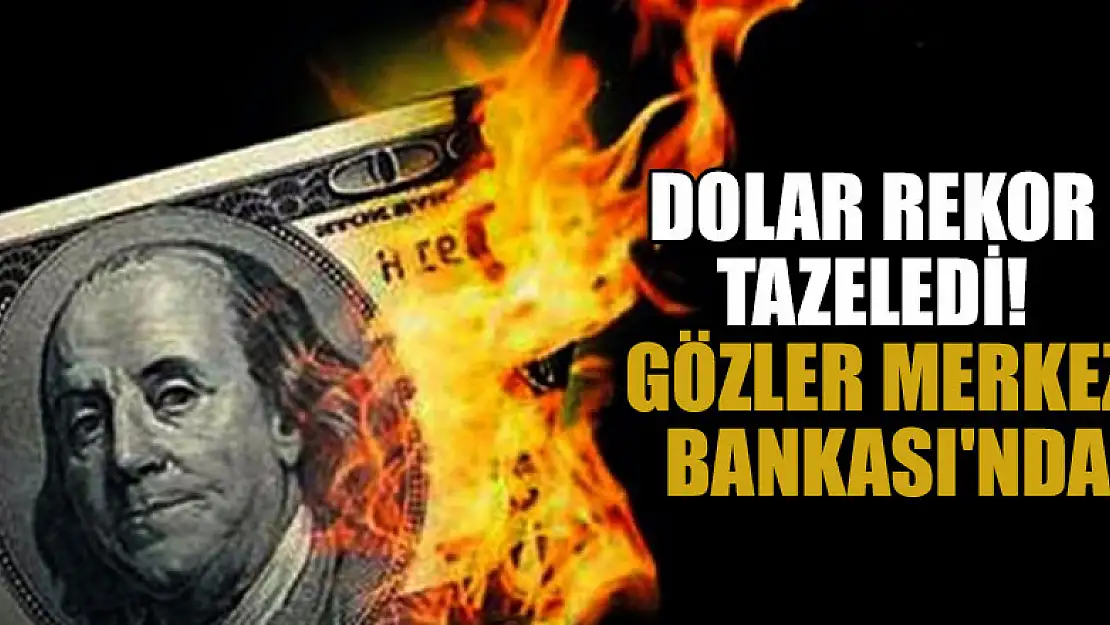 Dolar rekor tazeledi! Gözler Merkez Bankası'nda