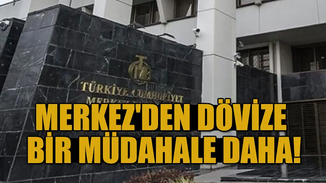 Merkez'den dövize bir müdahale daha