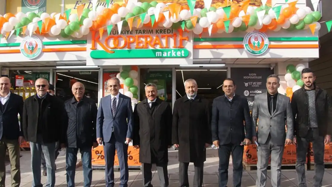 Tarım Kredi Kooperatif Market Seydişehir'de hizmete girdi