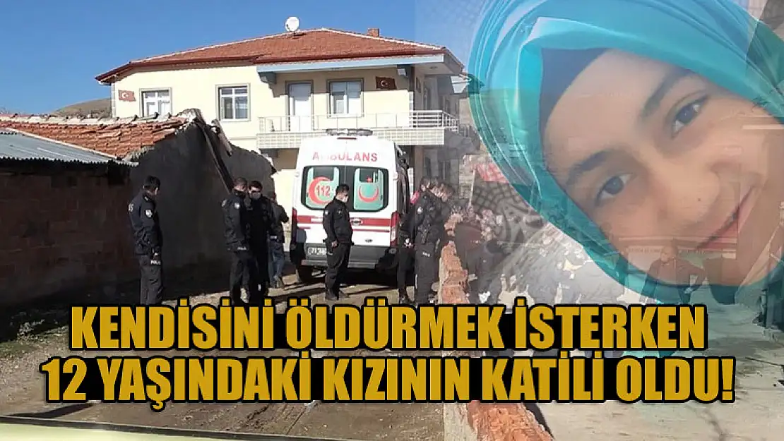 Kendisini öldürmek isterken12 yaşındaki kızının katili oldu!